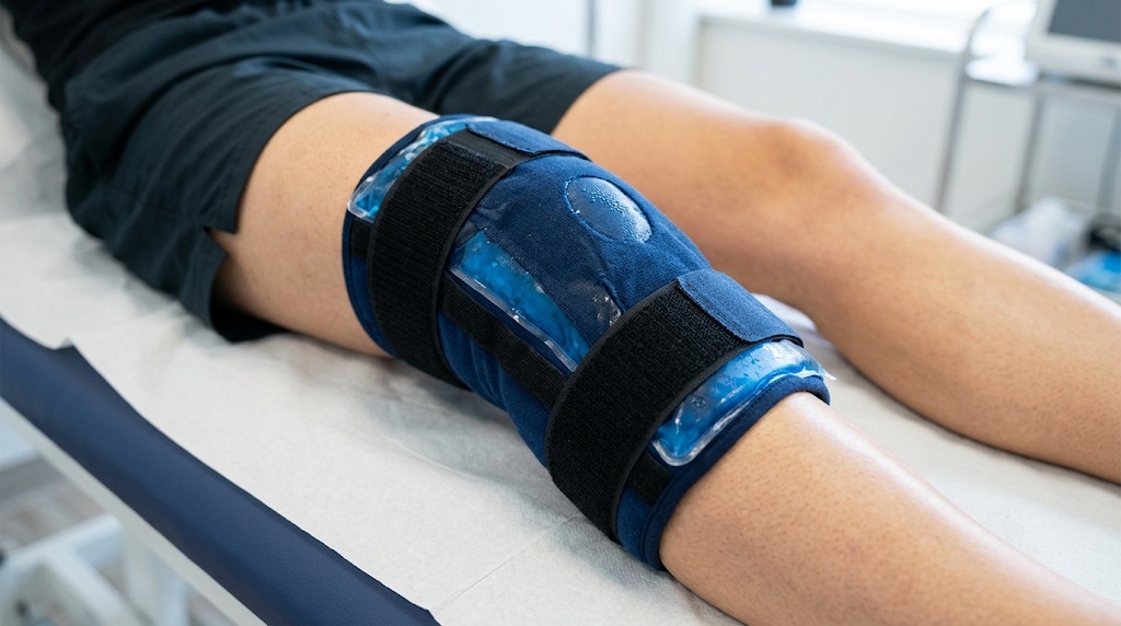Reusable gel cold pack for knee and ankle injuries